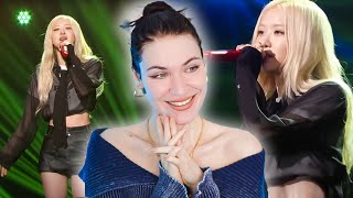 Can Rosé sing "number one girl" even better LIVE?! | Vocal Coach Reaction