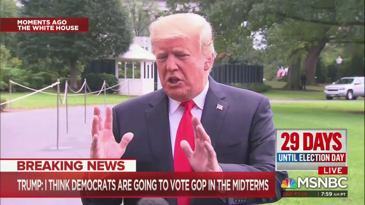 Trump Claims That Many Democrats Are Going To Vote Republican This Year