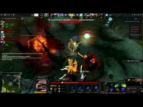 Dota 2 dd.Link Phantom Lancer Triple Rampage (The Defense 3 DD vs GU)