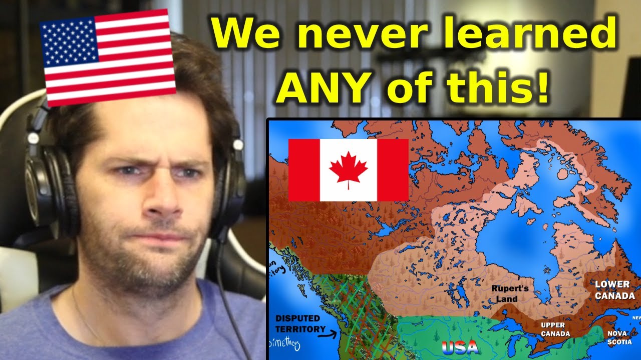 American Reacts to the History of Canada Explained in 10 Minutes