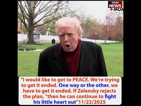 Trump: if Zelensky rejects, then fight his little heart out; MTG=nice person; military disobey TRUMP