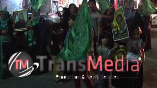 مسيرة وحدة دعم للاسرى المضربين عن الطعام في مدينة الوحدة خليل الرحمن TRANSMEDIA