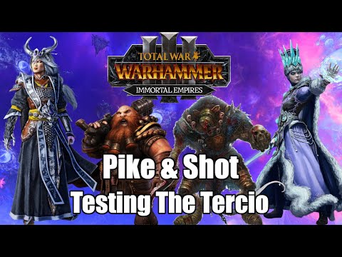 Total Tactics - Gunpowder Formations: Testing The Tercio | Total War: Warhammer 3