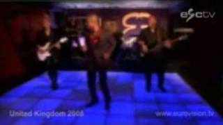 2008 UK EUROVISION Andy Abraham ~ GOOD QUALITY PREVIEW VIDEO
