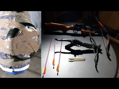 Armbrüste VS Pfanne (Als Rüstung?) Mit Verschiedenen Pfeilspitzen