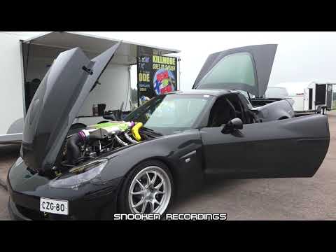 Half Mile Racing vs Rain || Killmode Corvette and Mercedes with barra engine