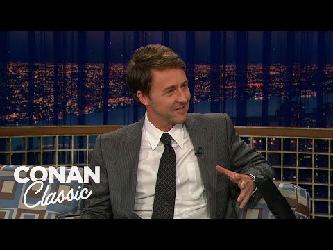 Edward Norton On "Late Night With Conan O'Brien" 10/17/08 | Late Night with Conan O’Brien