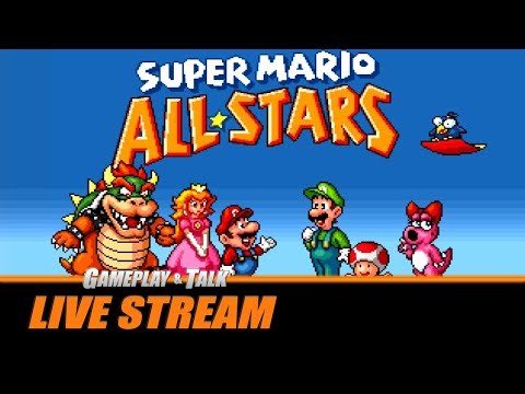 Super Mario All-Stars (SNES) - Full Playthroughs | Gameplay and Talk Live Stream #210
