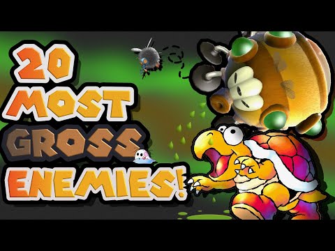 Top 20 Most DISGUSTING Super Mario Enemies!