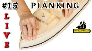 Ep. 15 - GROUP BUILD - PLANKING - Gunboat PHILADELPHIA (1776) - Model Shipways KIT