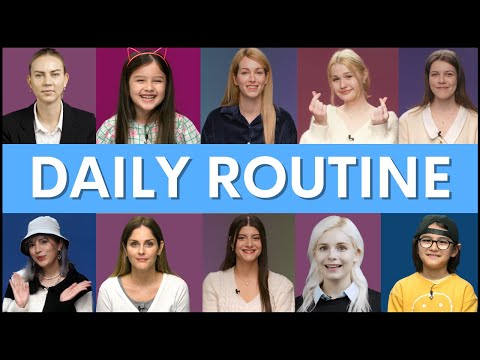 Daily Routine in English | 10 Real Interviews with English Practice