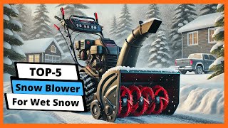 ✅ Best snow blower for wet snow: Snow blower for wet snow (Buying Guide)