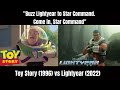 Buzz Lightyear To Star Command Toy Story Vs Lightyear Comparison