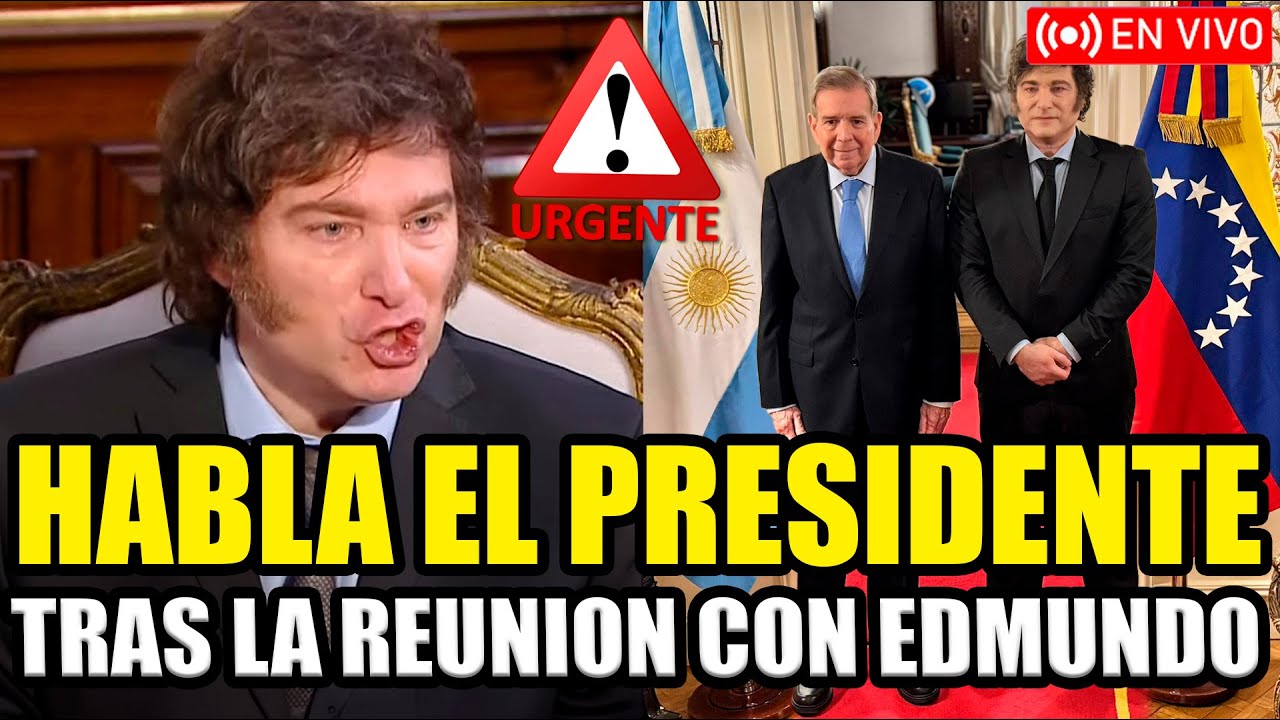 🚨URGENTE HABLA MILEI TRAS LA REUNIÓN CON EDMUNDO 🔥 EL FIN DE MADURO 🔥 | FRAN FIJAP