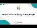 Attendance & Holiday Management