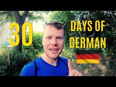 30 DAYS of Learning German | Timelapse