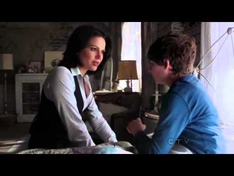 Once Upon A Time 2x07 "Child of the Moon" Regina comforts Henry after he wakes up from a "bad dream"