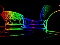 Mickey Mouse Clubhouse Theme Song Super Slowed Rainbow Outline Effect Black And White