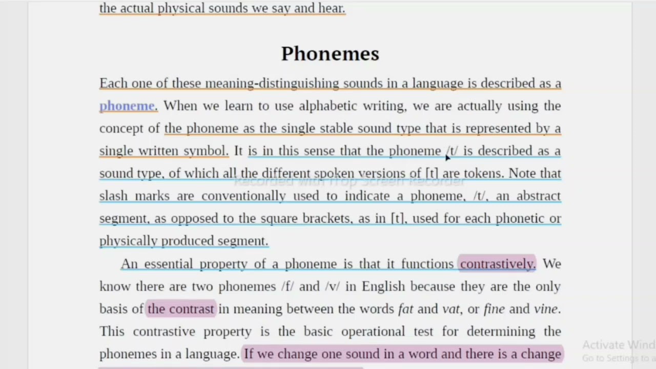 Chapter 4: The Sound Patterns of Language/ George Yule/ by A. K. A. S.