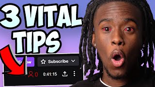 3 Vital Twitch Tips for Small Streamer Growth From 0 thumbnail