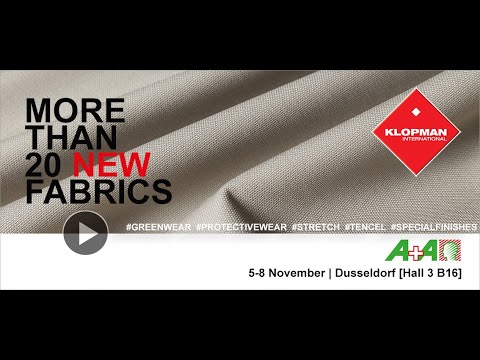 A+A 2019 - Invitation - More than 20 new fabrics launch