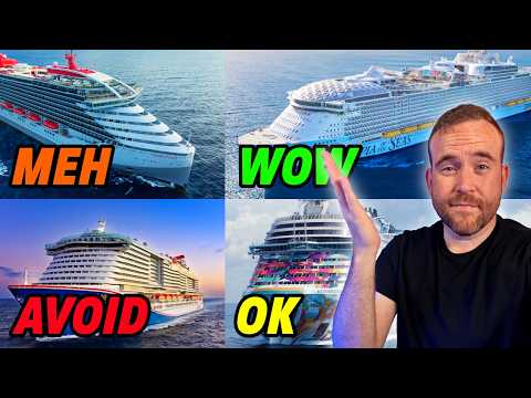 Ranking the Cruise Lines from WORST to BEST! (Which to AVOID...)