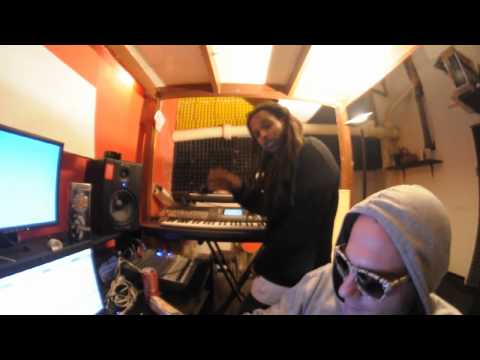 binny ghetto feat. digitalica @ JB studio working progress freestyle