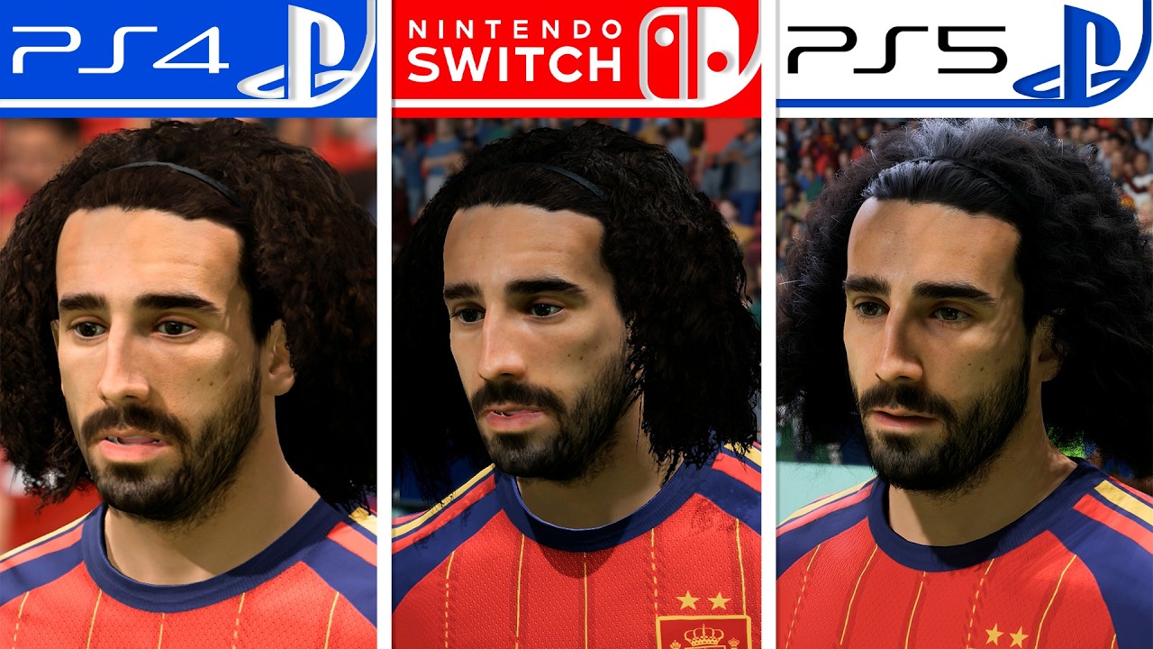 EA Sports FC 27 | PS4 - PS5 - Switch 2 | Graphics Comparison