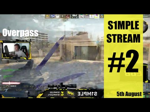 [CSGO] S1mple Stream #2 - FaceIt - Overpass - Taz, Senor Vac, ...