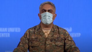 The briefing of Armenian Defense Ministry Representative Artsrun Hovhannisyan