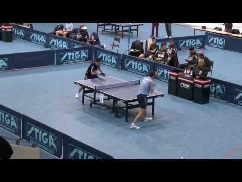 (4vs3) Dyjas vs. Pysar | TTC Schwalbe Bergneustadt - TTC Jülich | 19.01.2014 | Tischtennis