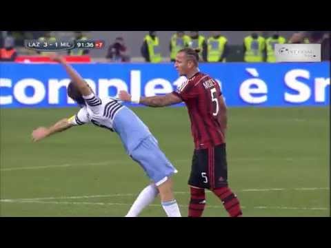 Philippe Mexes red card vs Lazio HD.