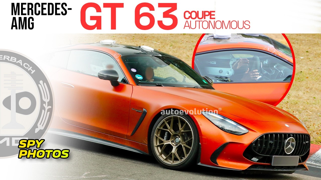 Spyshots: Autonomous Mercedes-AMG GT 63 Coupe underoes hands-free Nurburgring testing