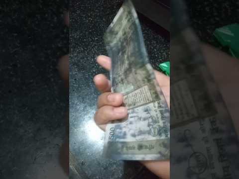 How to remove stains or ink colour from currency notes tips #shortvideo #stainremoval #rupees