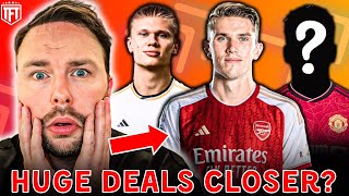 Viktor Gyokeres to Arsenal CLOSER?✅ New Man United Left Back🚨 Haaland wants Real Madrid😨