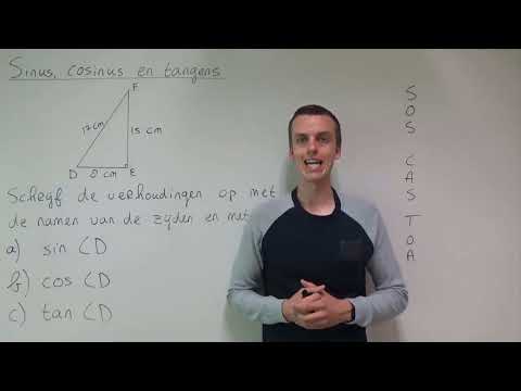 Sinus, cosinus en tangens (3 VMBO-KGT & 4 VMBO-KGT)