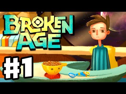 Broken Age - Gameplay Walkthrough Part 1 - Shay and His Spaceship (PC, iOS, Android)