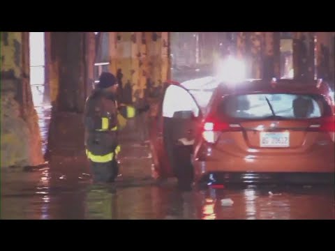 Chicago area residents deal with flooded basesments, high water after wet Thursday