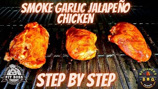 Pit boss BBQ chicken breast | how to smoke chicken breast on pellet grill