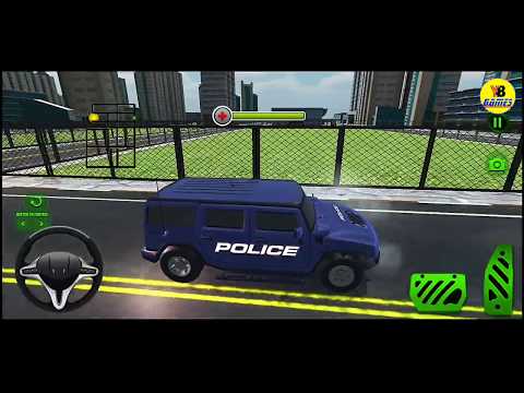 US Police Transport Plane Hummer Car Driving - Android Gameplay FullHD