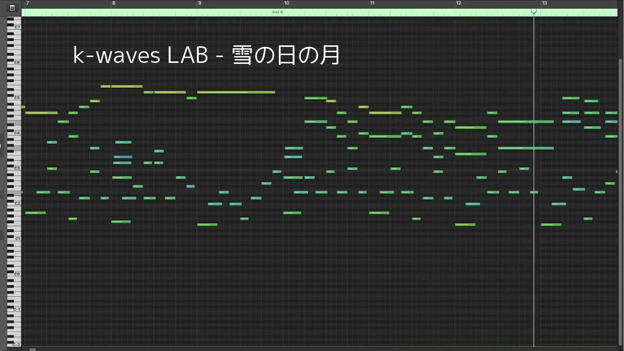 k-waves LAB ~ 雪の日の月(snow day moon)