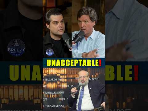 Tucker Had Enough‼️🔥🔥 #usa #israel #palestine #politics #congress #news #uk #america