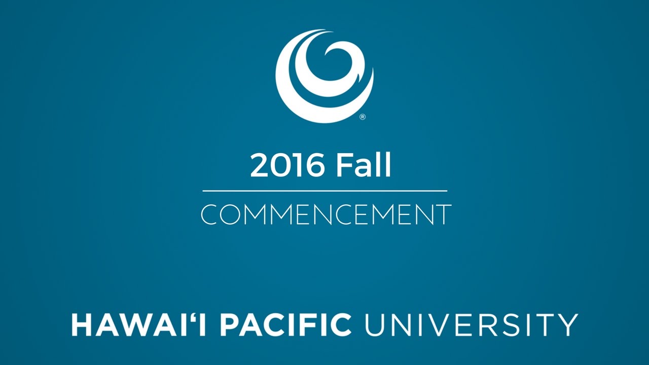 HPU 2016 Fall Commencement