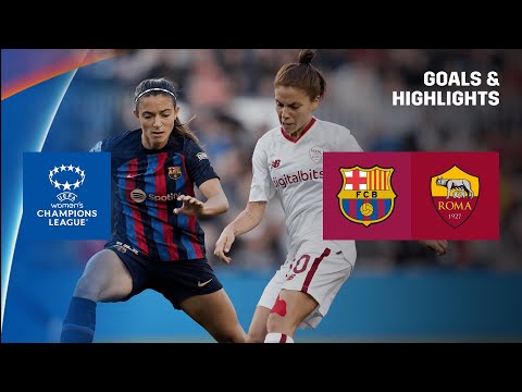 HIGHLIGHTS | FC Barcelona vs. AS Roma -- UEFA Women's Champions League 2022-23 (Español)