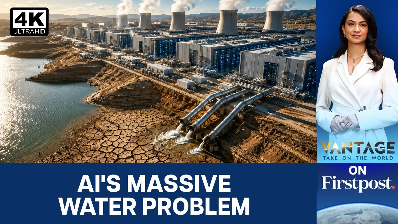 AI Data Centres Face Concerns Over Their Water Consumption | Vantage on Firstpost | N18G | 4K
