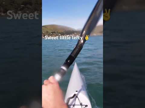 Surf ski surfing #goleft #ocean #paddlesurf #waves