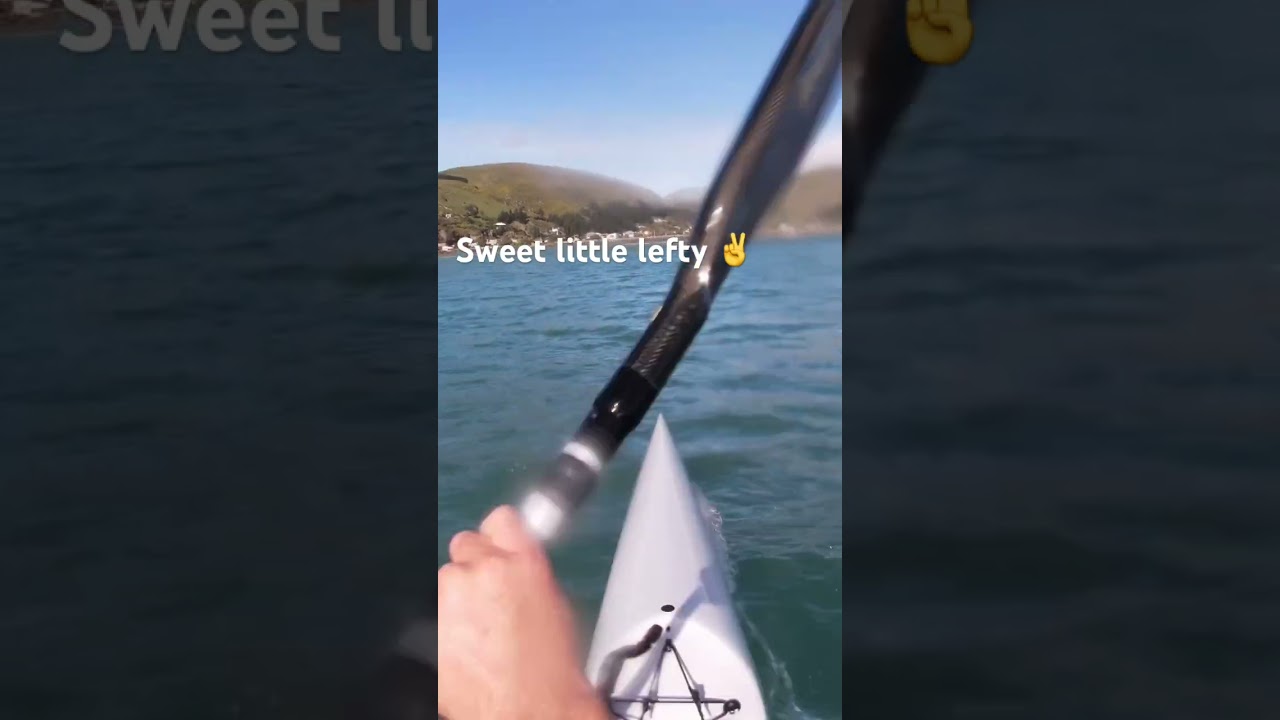 Surf ski surfing #goleft #ocean #paddlesurf #waves