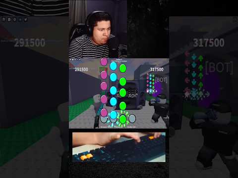 BOT went GODMODE against ME ☠️🤯☠️ #roblox #fnf #funkyfriday