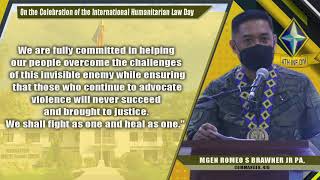 KASUNDALOHAN NG 4ID, NAKIKIISA SA PAGTALIMA SA INTERNATIONAL HUMANITARIAN LAW DAY 2021.