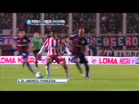 Gol Franzoia San Lorenzo 2 Unión 1 Torneo Final 2013 Fecha 15 - GolesYa.com